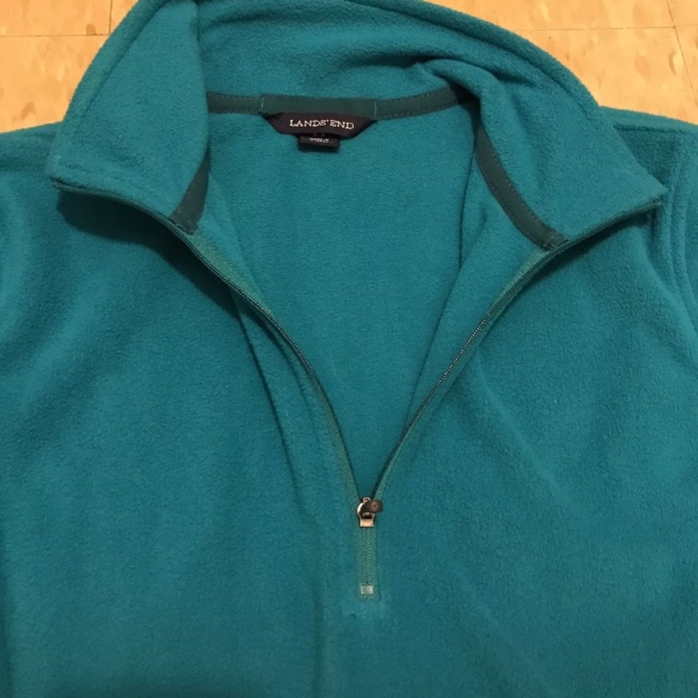 Lands End Polartec Aircore 100  1/4 Zip Pullover - Picture 4 of 8